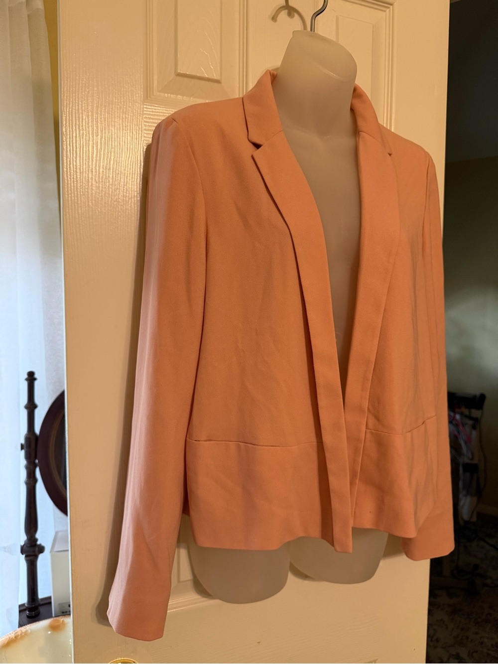 Forever 21 Peach Open Blazer Jacket